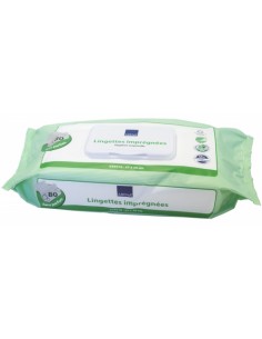 Lingettes imprégnées x 80 -...
